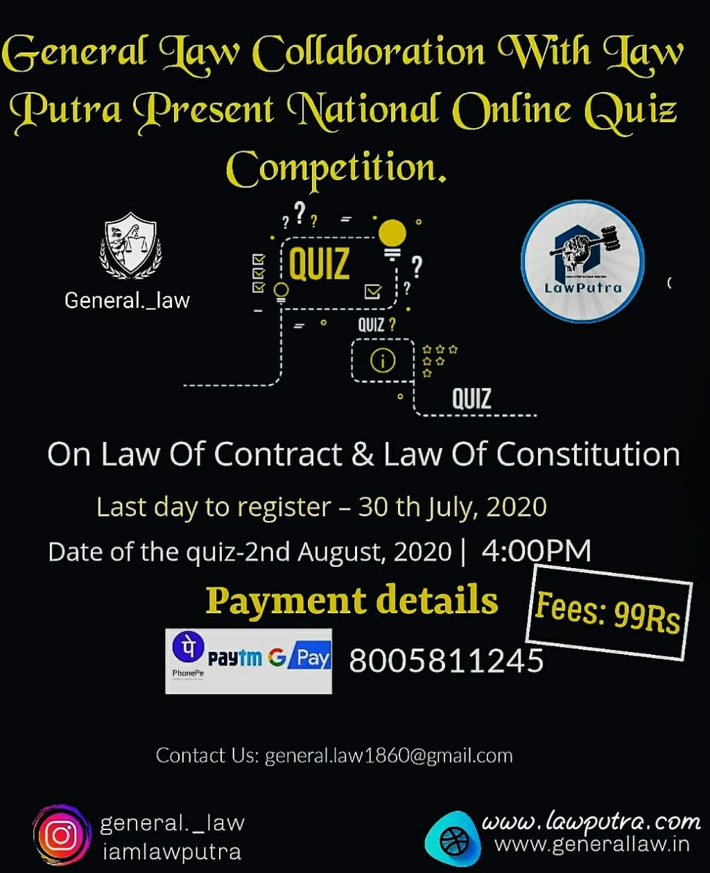 GENERAL LAW COLLABORATION WITH LAW PUTRA PRESENT